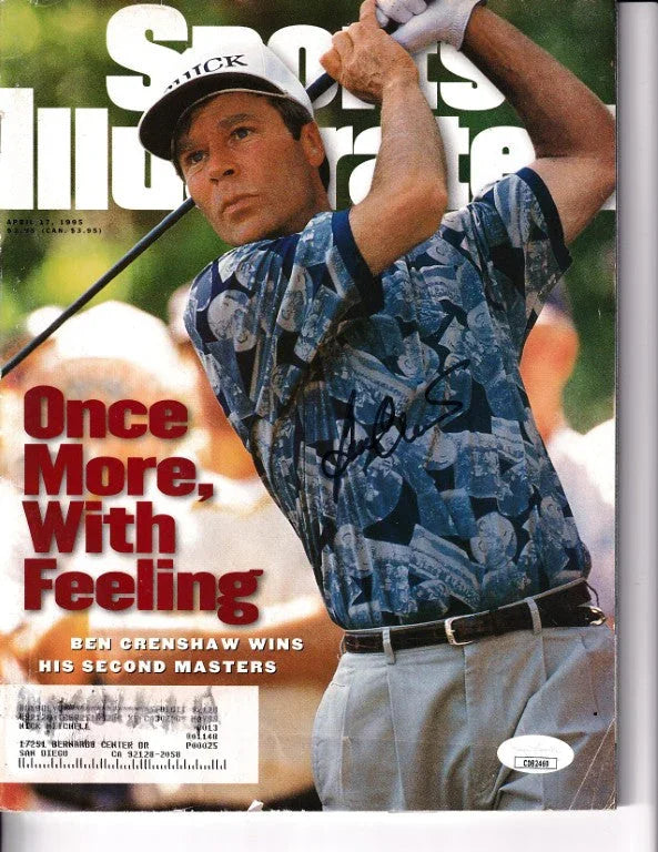 Ben Crenshaw signed 1995 Masters Sports Illustrated JSA - AutographsForSale.com