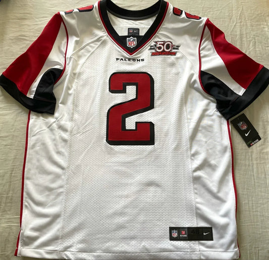 Matt Ryan Atlanta Falcons 2015 Nike Elite white game model jersey NEW - AutographsForSale.com