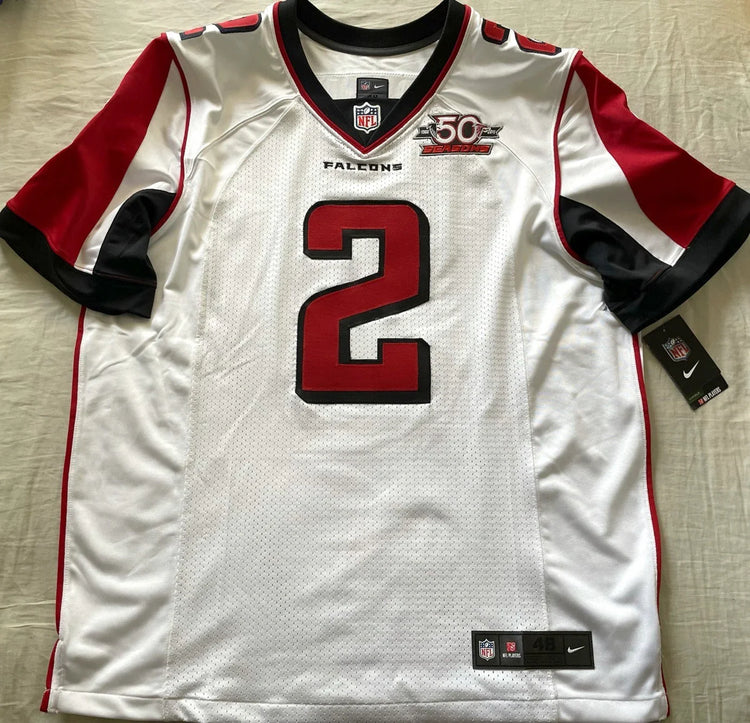 Matt Ryan Atlanta Falcons 2015 Nike Elite white game model jersey NEW - AutographsForSale.com
