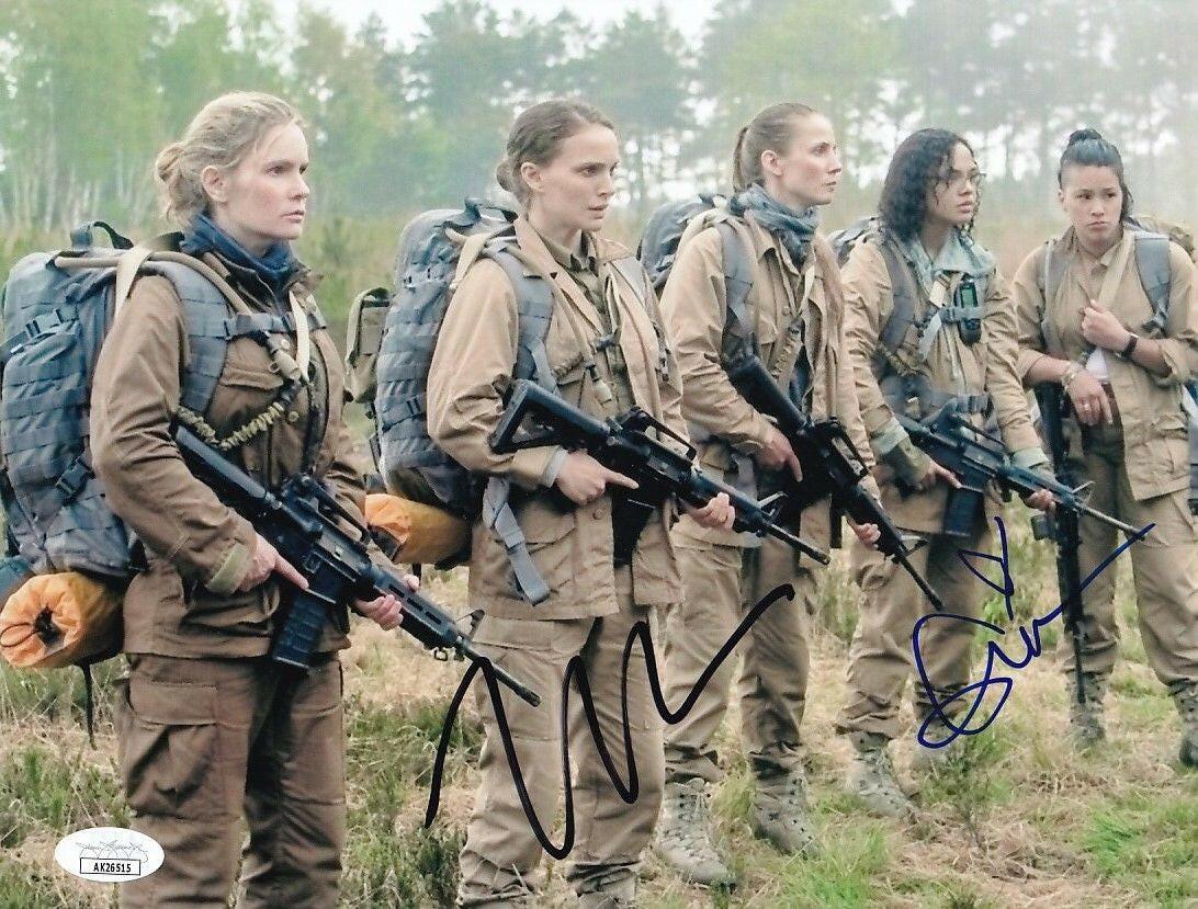 Gina Rodriguez & Tessa Thompson signed Annihilation movie photo JSA - AutographsForSale.com