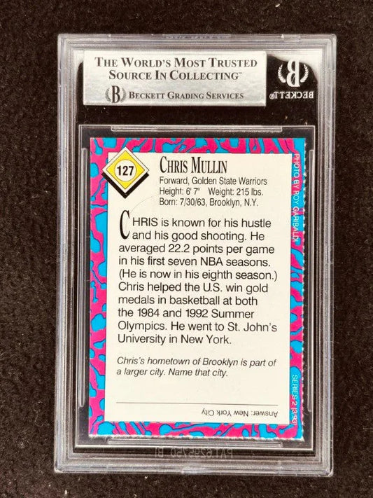 Chris Mullin autographed Golden State Warriors 1993 Sports Illustrated for Kids card BAS - AutographsForSale.com