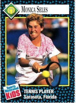 Monica Seles 1992 Sports Illustrated for Kids tennis card - AutographsForSale.com