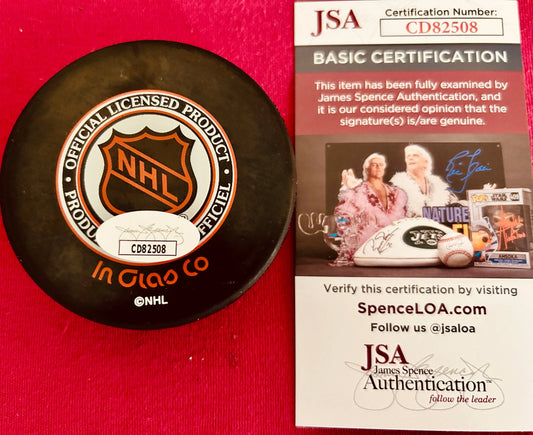 Igor Larionov signed Red Wings 1997 1998 Stanley Cup Champions puck JSA - AutographsForSale.com