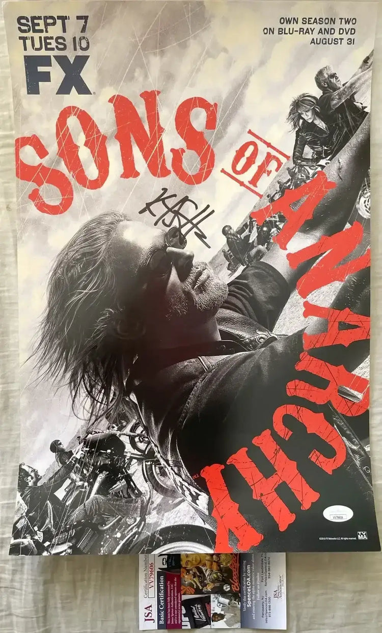 Kurt Sutter autographed Sons of Anarchy 2010 SDCC poster JSA - AutographsForSale.com