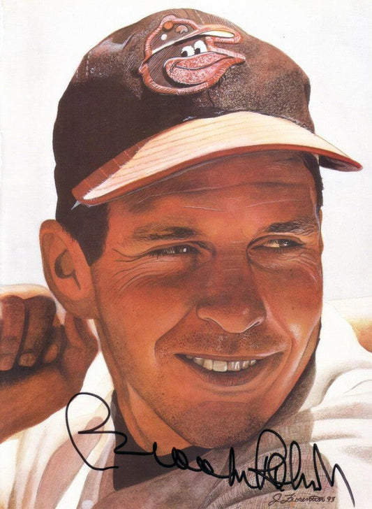 Brooks Robinson autographed Baltimore Orioles Art Print - AutographsForSale.com