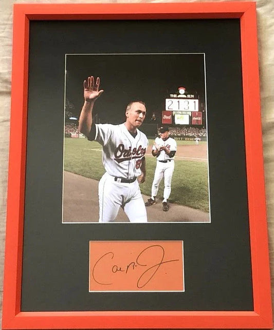 Cal Ripken autograph framed Orioles 2131 Consecutive Games 8x10 photo JSA - AutographsForSale.com