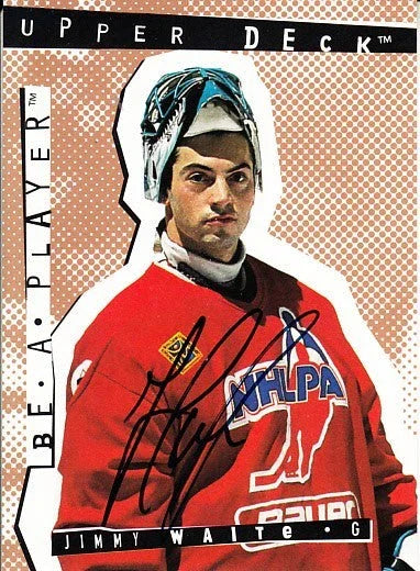Jimmy Waite certified autograph 1994-95 Be A Player card - AutographsForSale.com