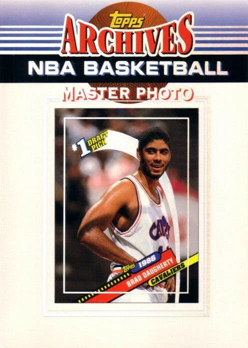 Brad Daugherty Cleveland Cavaliers 1992-93 Topps Archives Master Photo card - AutographsForSale.com