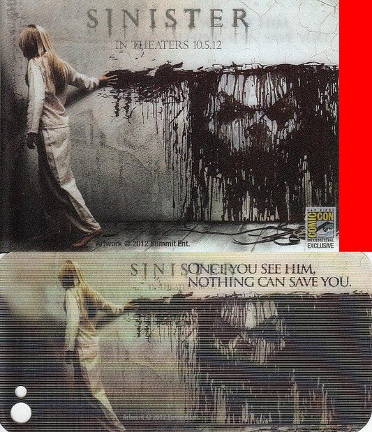 Sinister 2012 movie SDCC lenticular card & iPhone 4/4S skin Ethan Hawke - AutographsForSale.com