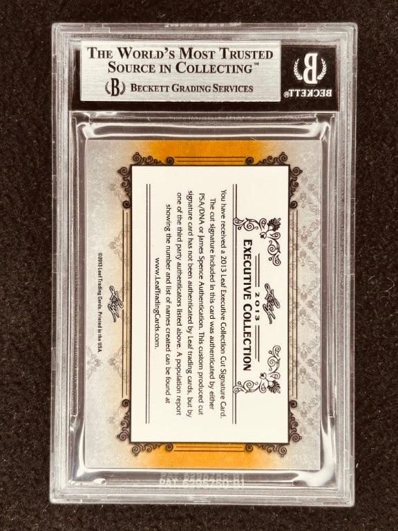 Jeremy Roenick 2013 Leaf Masterpiece Cut Signature certified signed card 1/1 JSA Blackhawks - AutographsForSale.com