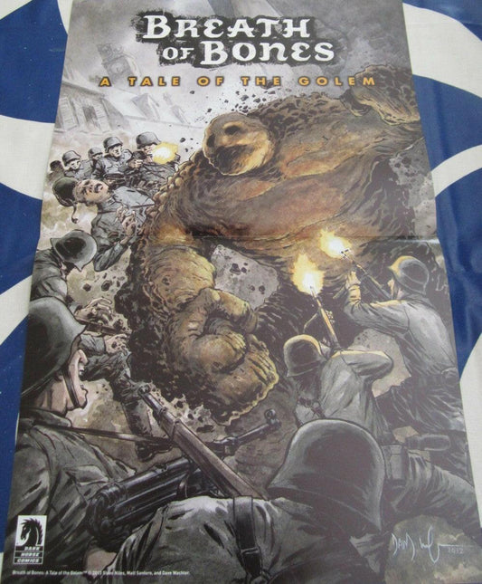 Strain & Breath of Bones Dark Horse Comics 2013 SDCC 2 Sided Foldout poster - AutographsForSale.com