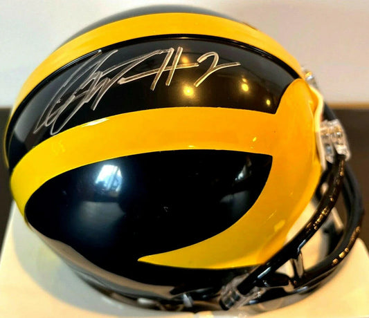 Charles Woodson signed Michigan Wolverines mini helmet JSA - AutographsForSale.com