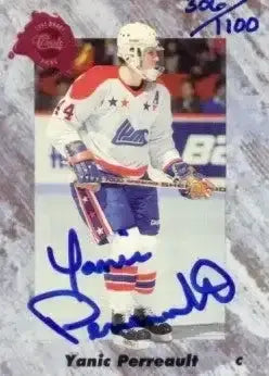 Yanic Perreault certified autograph 1991 Classic card - AutographsForSale.com