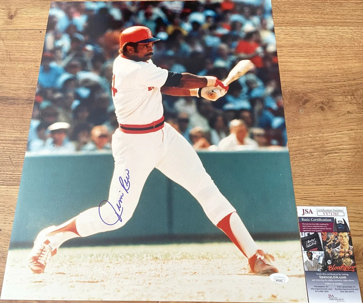 Jim Rice signed Boston Red Sox 16x20 poster or photo JSA - AutographsForSale.com