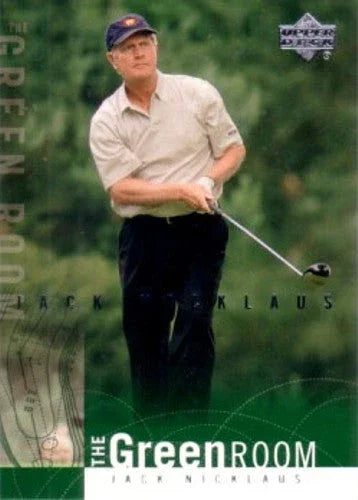 Jack Nicklaus 2002 Upper Deck PGA Tour golf Green Room insert card - AutographsForSale.com