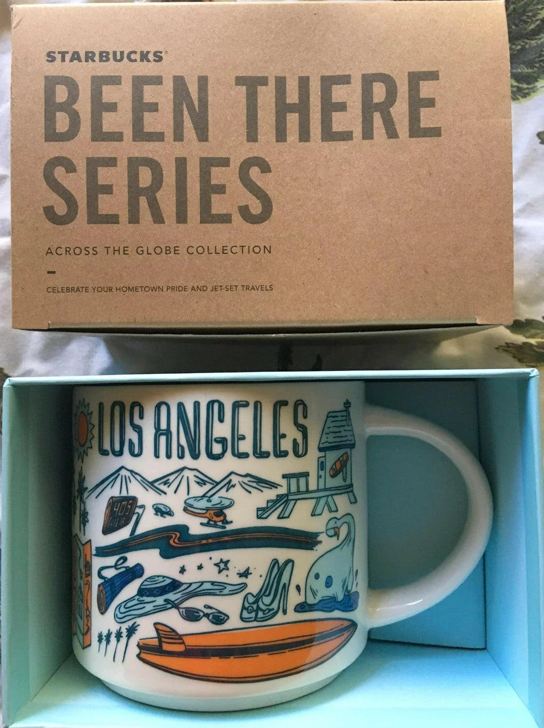 Starbucks 2018 Been There Series Los Angeles 14 ounce collector coffee mug NEW - AutographsForSale.com