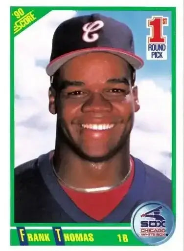 Frank Thomas Chicago White Sox 1990 Bowman and Score Rookie Card set - AutographsForSale.com