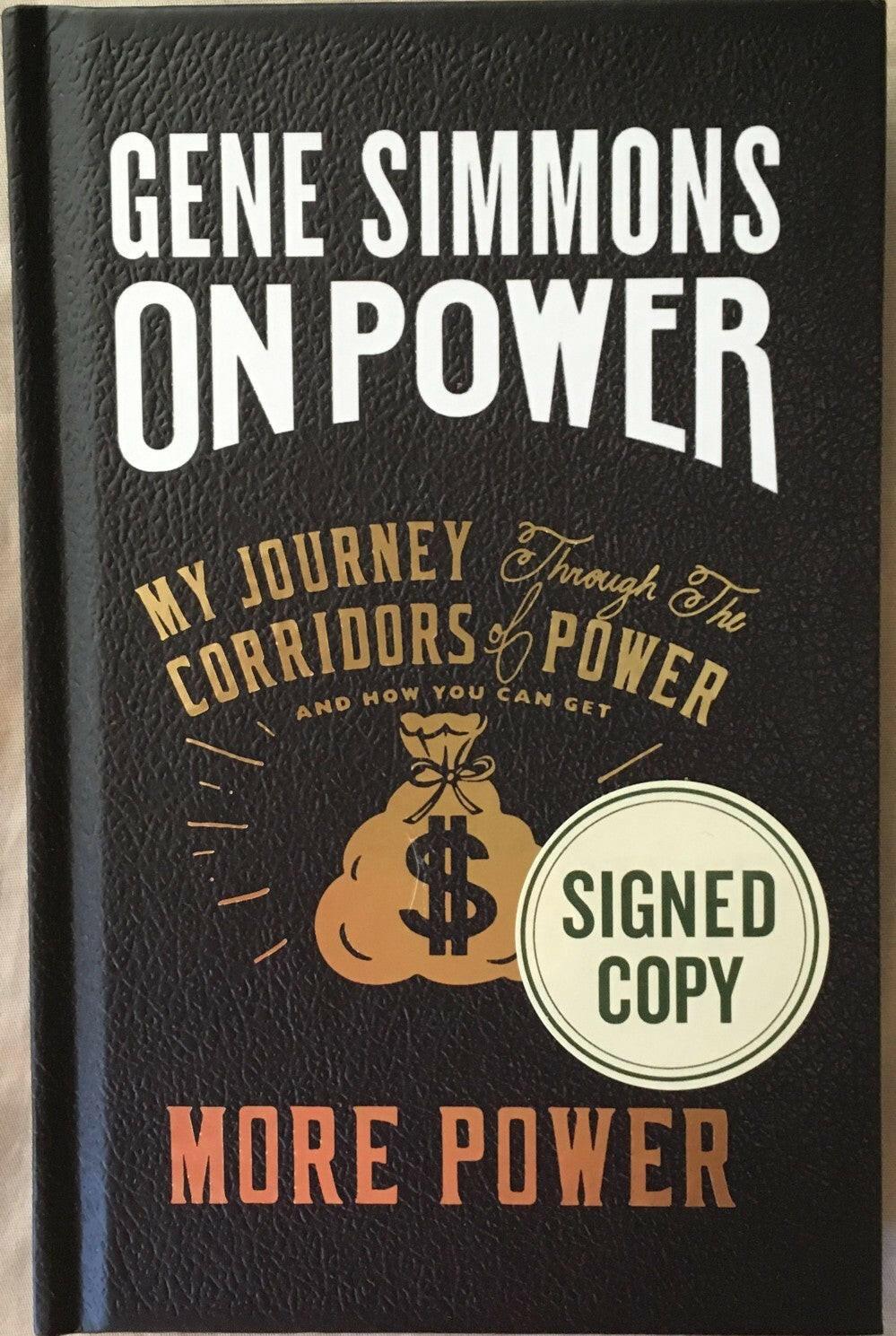 Gene Simmons autographed On Power hardcover signed 1st edition book JSA - AutographsForSale.com