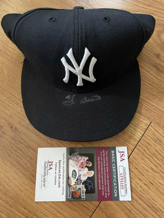 Yogi Berra autographed New York Yankees cap or hat JSA - AutographsForSale.com