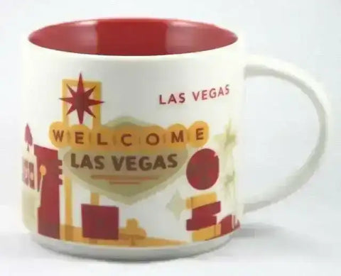 Starbucks 2013 You Are Here Collection Las Vegas 14 oz coffee mug - AutographsForSale.com