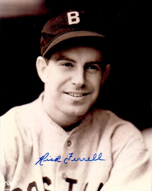 Rick Ferrell autographed Boston Red Sox 8x10 portrait photo - AutographsForSale.com