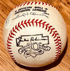 Greg Maddux autographed 1997 NL Jackie Robinson baseball JSA - AutographsForSale.com