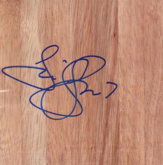Tina Thompson signed basketball wood floor WNBA Comets - AutographsForSale.com