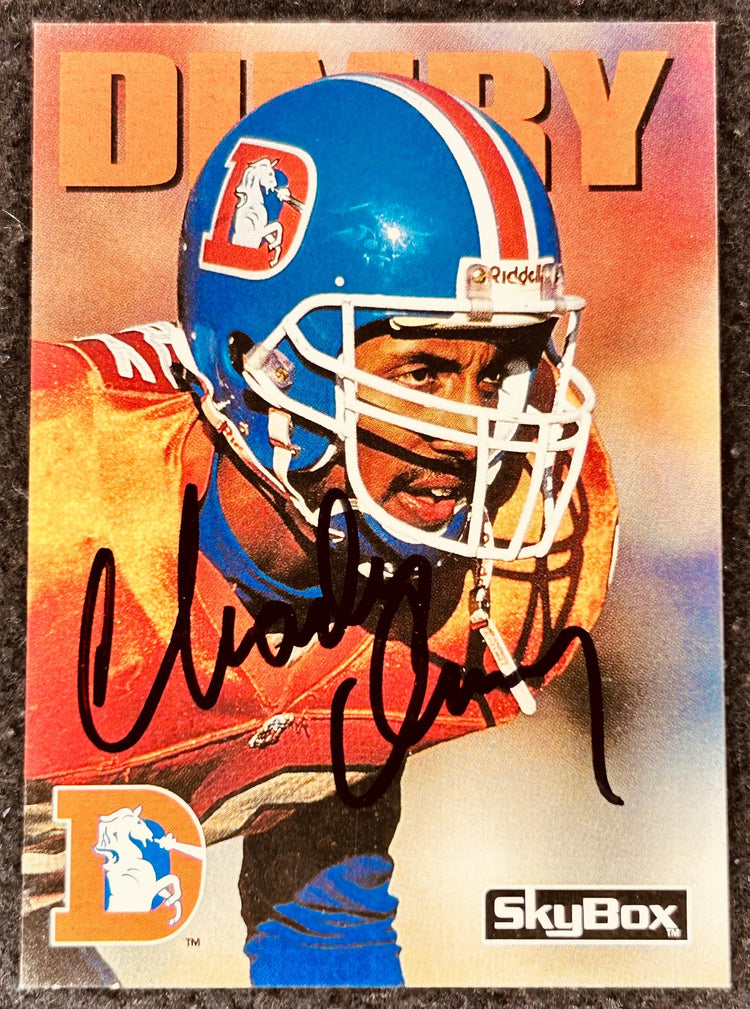 Charles Dimry signed Denver Broncos 1992 SkyBox Impact card - AutographsForSale.com
