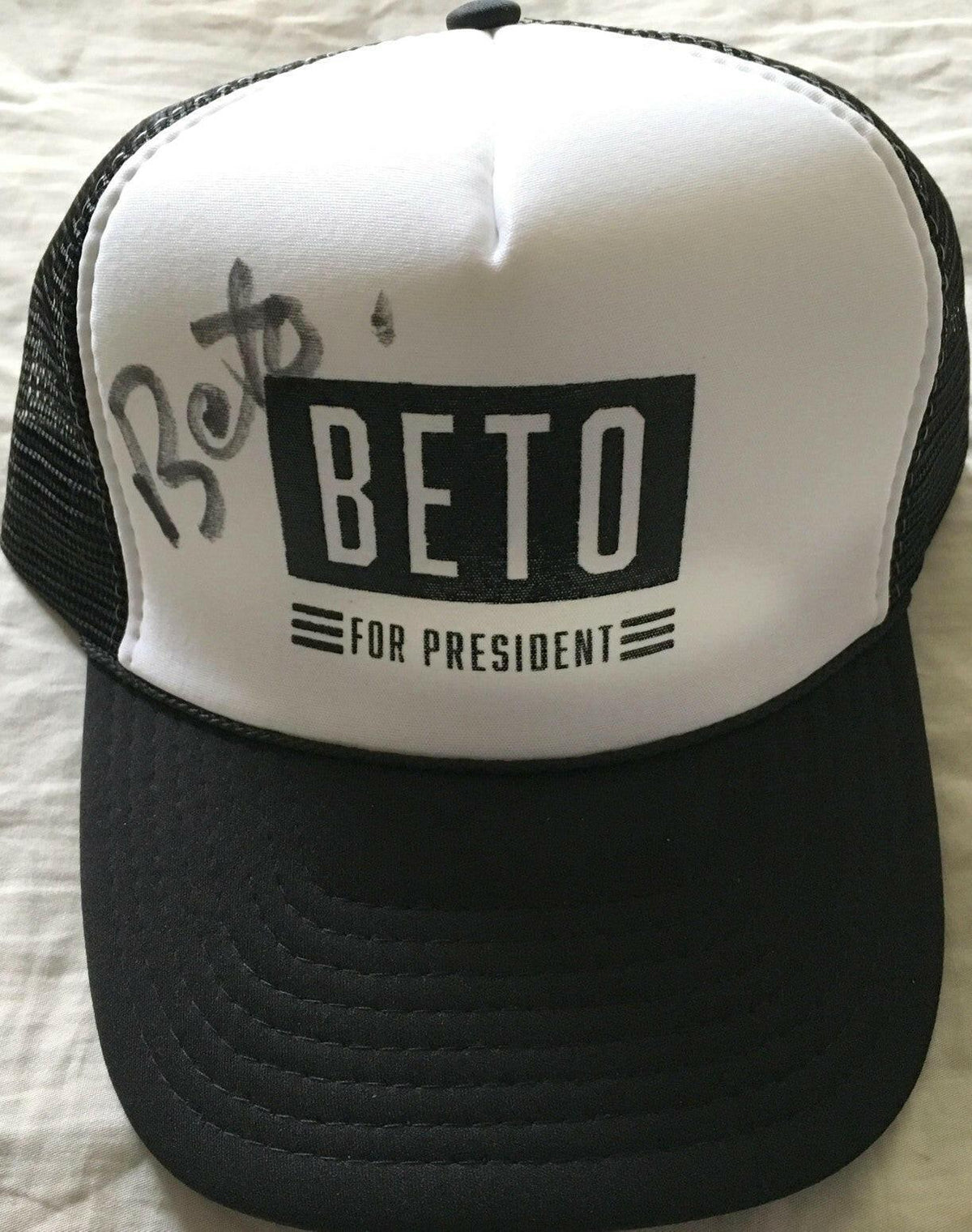 Beto O'Rourke autographed Beto For President 2020 campaign cap or hat - AutographsForSale.com