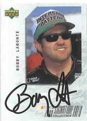 Bobby Labonte certified signed 1999 Upper Deck NASCAR Racing card - AutographsForSale.com