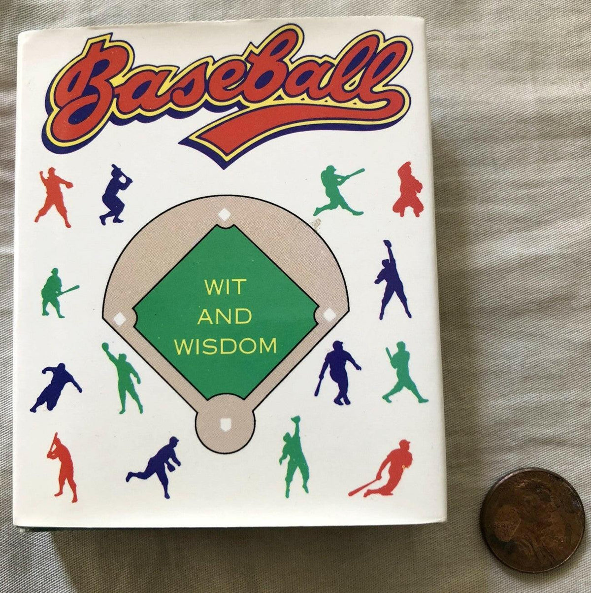 Baseball Wit & Wisdom Miniature hardcover book of Quotes - AutographsForSale.com