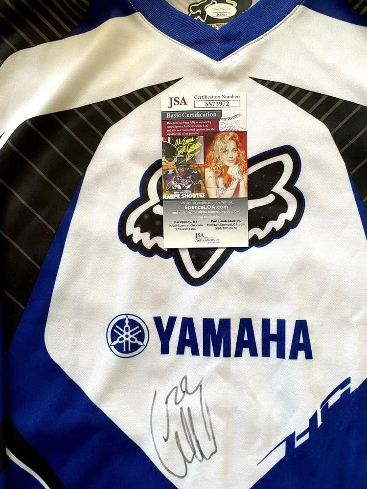 Chad Reed signed Yamaha Fox Racing motocross jersey JSA - AutographsForSale.com