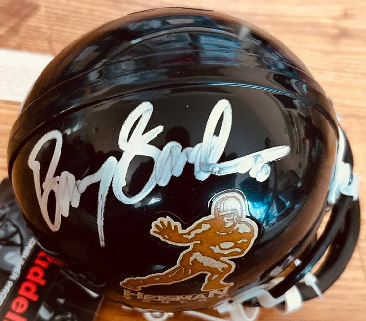 49 autographed Heisman mini helmets Tony Dorsett Barry Sanders Roger Staubach Charles Woodson JSA - AutographsForSale.com