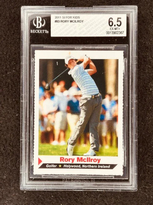 Rory McIlroy 2011 Sports Illustrated for Kids golf Rookie Card BGS Graded 6.5 - AutographsForSale.com