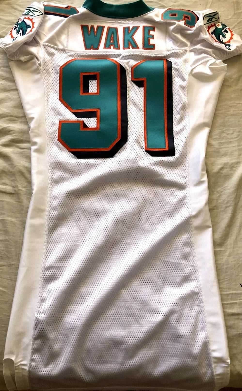 Cameron Wake Miami Dolphins 2011 authentic Reebok team issued game model jersey NEW - AutographsForSale.com