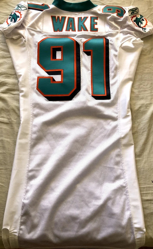 Cameron Wake Miami Dolphins 2011 authentic Reebok team issued game model jersey NEW - AutographsForSale.com