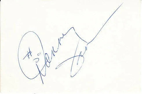 Danny Jackson signed 3x5 Paper Receipt Reds KC Royals - AutographsForSale.com