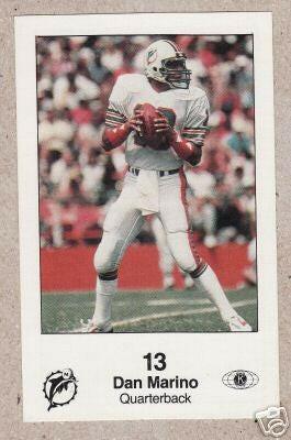 Dan Marino Miami Dolphins 1985 Police card - AutographsForSale.com