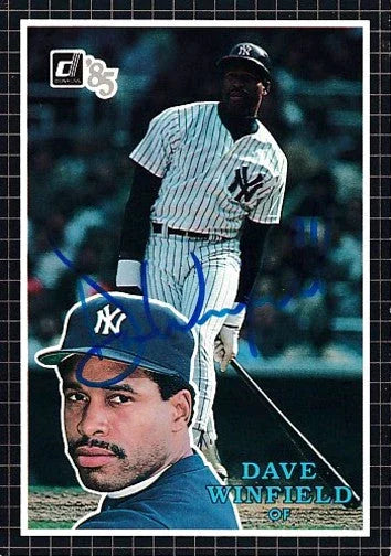 Dave Winfield autographed New York Yankees 1985 Donruss All-Stars jumbo card - AutographsForSale.com