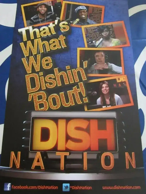Dish Nation 2013 Comic-Con 11x17 mini promo poster - AutographsForSale.com
