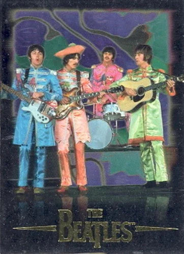 Beatles 1996 Sports Time promo card P1 John Lennon Paul McCartney Ringo Starr - AutographsForSale.com