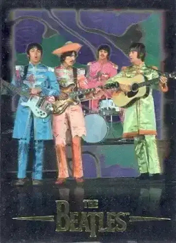 Beatles 1996 Sports Time promo card P1 John Lennon Paul McCartney Ringo Starr - AutographsForSale.com
