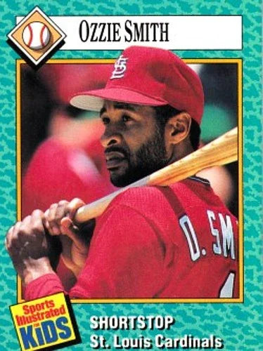 Ozzie Smith St. Louis Cardinals 1989 Sports Illustrated for Kids card - AutographsForSale.com