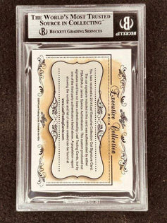 Martin Sheen 2014 Leaf Masterpiece Cut Signature certified signed card 1/1 JSA West Wing - AutographsForSale.com