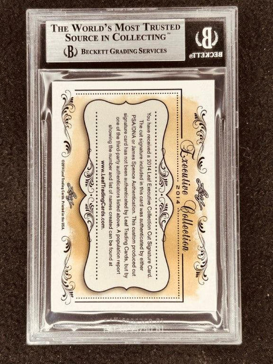 Martin Sheen 2014 Leaf Masterpiece Cut Signature certified autograph card 1/1 JSA West Wing - AutographsForSale.com