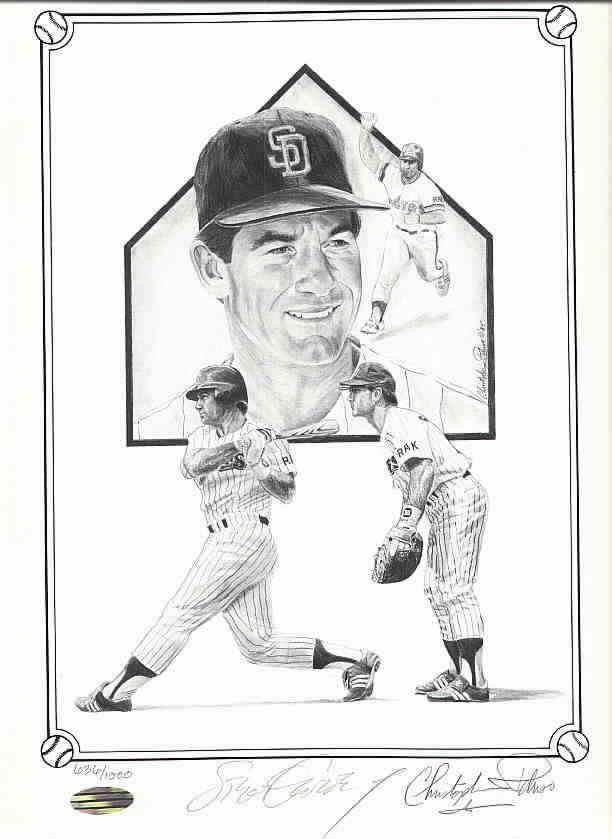 Steve Garvey signed San Diego Padres 11x14 litho (Steiner) - AutographsForSale.com
