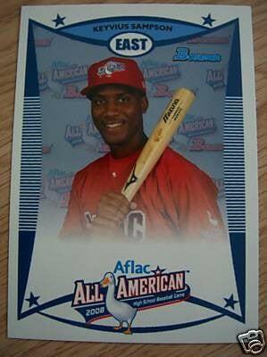 Keyvius Sampson 2008 AFLAC Bowman Rookie Card - AutographsForSale.com