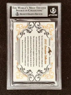 Lance Alworth 2012 Leaf Masterpiece Cut Signature certified signed card 1/1 Chargers JSA - AutographsForSale.com