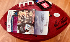 Tim Brown signed Wilson NFL game model football JSA Raiders - AutographsForSale.com