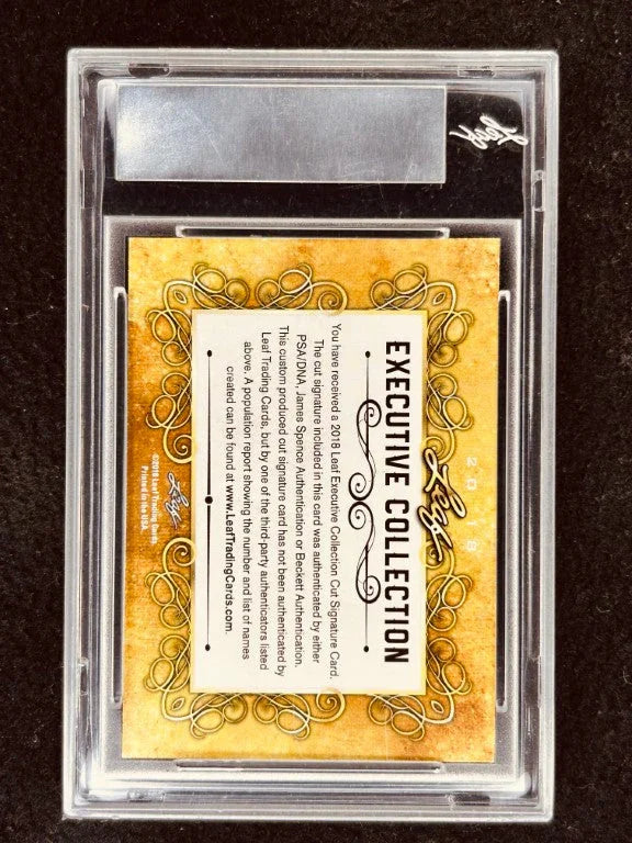 Justin Theroux 2018 Leaf Cut Signature Masterpiece certified signed card 1/1 JSA Leftovers - AutographsForSale.com